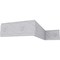 Ekena Millwork 2 1/8"H x  3/8"P x 94 1/2"L Marseille French Scroll Chair Rail MLD02X00MA - alternate 4